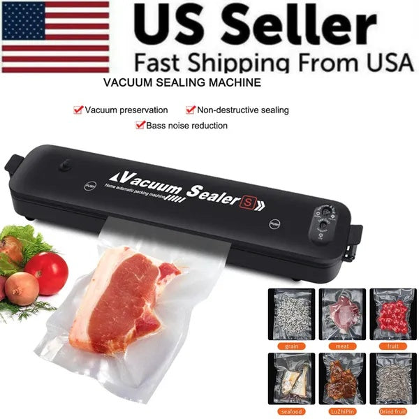 Vacuum Sealer Machine Food Preservation Storage Saver Automatic With S ...